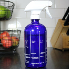 Load image into Gallery viewer, Cobalt Blue Cleaning Essentials Bottle - Dubettr
